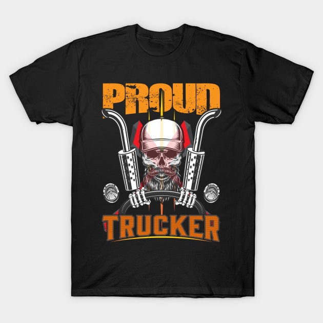 Proud Trucker T-Shirt by Trucker Heroes